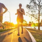 Small Group Fitness lady running